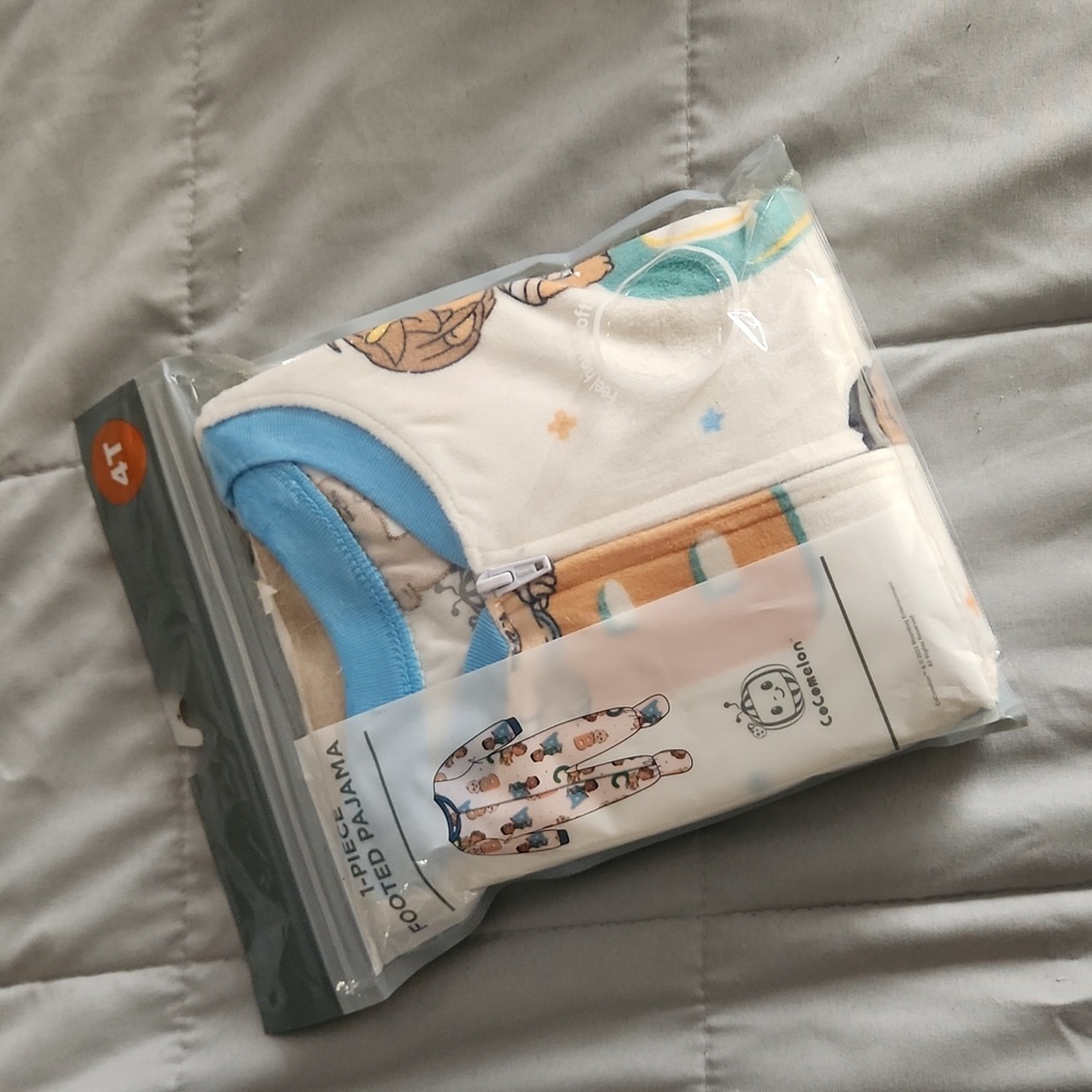 1 piece footed pajama cocomelon